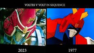 Voltes V Volt In Sequence Comparison