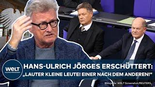 JOERGES: "Lauter kleine Leute!" - Reine Wahlkampf-Reden! Kein Blick für die Nöte des Landes