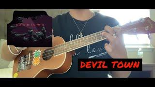 Devil Town (with lyrics) - cavetown ukulele cover #shorts