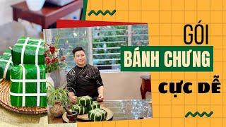 Cực Dễ ! Gói bánh chưng bằng khuôn thông minh AI LÀM CŨNG ĐƯỢC| Cùng Cháu Vào Bếp