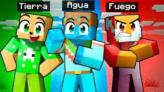 ¡Minecraft PERO hay PODERES ELEMENTALES! 🪨 SILVIOGAMER MINECRAFT PERO