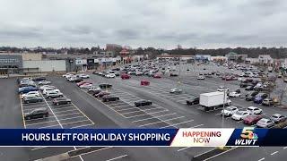 The rush is on for last-minute Christmas shopping