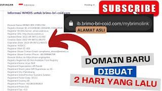 Mencari Alamat Penipu dari Domain [ brimo-bri-coid.com ]