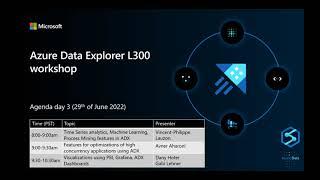 Azure Data Explorer L300 workshop – Time Series analytics, high concurrency apps and visualization