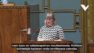 Pekonen ruoskii hallituksen lyhytnäköistä politiikkaa