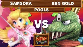 2GG Kongo Saga - eUnited | Samsora (Peach) Vs 411 | Ben Gold (K Rool) Winners Pools - Smash Ultimate