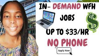 4 Work from Home Jobs in Demand Jobs 2024