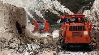 Dampfbahn Furka Bergstreckke, Schneeräumung 2024