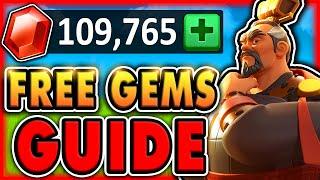 Get 2,500 GEMS Per Day FREE in Rise of Kingdoms! Rise of Kingdoms FREE Gems Guide 2023