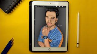 Tonykakkar  | Digital painting tutorial on ipad | procreate painting tutorial | Rajeev Ranjan arts