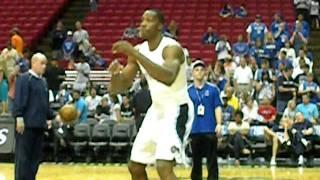 Dwight Howard shoot around before 1st playoff game in 2010