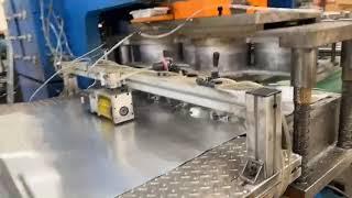 Aluminum foil food container manufcaturing process