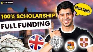 UK Universities offering 100% Scholarship to International Students (2025)