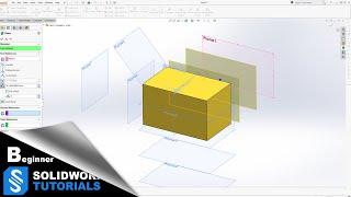SolidWorks Tutorials  - How to Make New Planes SolidWorks