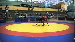 2014 SEA&A Wrestling Cship 57kg - Eddy Khidzer (SIN) vs Garie Tang (SIN)