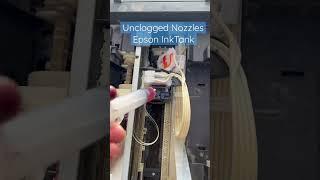 Clean Printhead And Unclogged Nozzles in Epson Ink Tank Printers