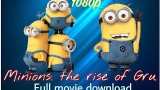 Minions: the rise of Gru - Full movie free download