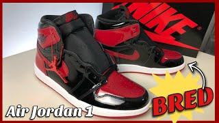 AIR JORDAN 1 BRED PATENT LEATHER (2021) REVIEW!