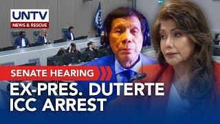 Senate second hearing on former President Duterte's ICC arrest | April 3, 2025