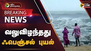 BREAKING: வலுவிழந்தது ஃபெஞ்சல் புயல் | Red Alert | TN Rains | Fengal Cyclone | PTT