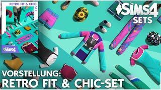 Das ist drin!  Die Sims 4 RETRO FIT & CHIC-Set mit neuen CAS Outfits im Detail