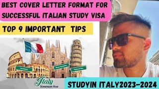 HOW TO MAKE IDEAL COVER LETTER FOR ITALIAN STUDY VISA ! IMPORTANT TIPS #studyinitaly #eurodreams