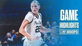 Monmouth at Penn State | Highlights | Big Ten Women's Basketball | 11/17/2024