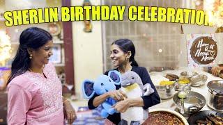 ஷெர்லின் பிறந்தநாள் கொண்டாட்டம் | SHERLIN BIRTHDAY VLOG |  GIFT / DISHES | JENI