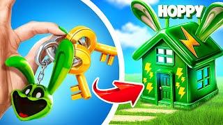 We Build a Tiny House for HOPPY HOPSCOTCH! One Colored Challenge! If Poppy Playtime 3 Adopted Me!