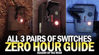 All 3 Pairs of Switches in Zero Hour Location Guide (First, Second & Final Pair) [Destiny 2]