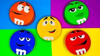 Satisfying Video | Colorful Unpacking M&M'S Containers with Tasty Chocolate M&M'S Candy ASMR