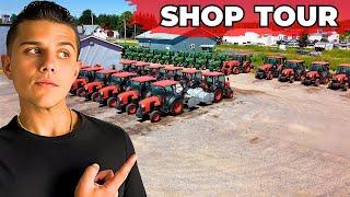 Inside Our $3 Million Dollar Lawn & Snow Business (Full Shop Tour)