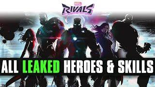Marvel Rivals – All Leaked Characters | Skills, Bio, Roles, & More