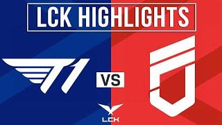 T1 vs DNF Highlights ALL GAMES | LCK 2025 | T1 vs DN Freecs