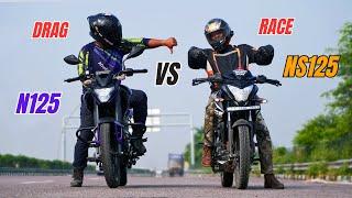 Bajaj Pulsar N125 Vs Bajaj Pulsar NS125 Drag Race