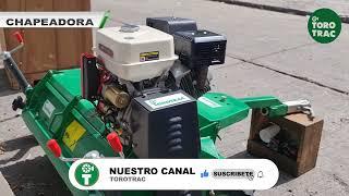 #torotrac - Chapeadora para 4 wheel - Arranque y detalle de sus cuchillas