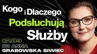 #289 Oczekiwania vs. Rzeczywistość Pracy Szpiega, Kontrola, Politycy - dr Anna Grabowska - Siwiec