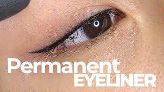 Makijaż permanentny oczu - klasyczny Eyeliner - TUTORIAL