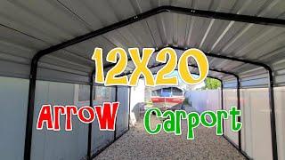 (400) Arrow 12 X 20 Carport -August 4 -2021