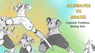 CAPTAIN TSUBASA RISING SUN | Alemania vs Brasil | Manga Animation