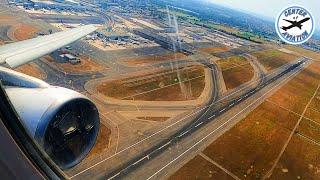 ITA Airbus A320 TURBULANT TAKEOFF at Rome Fiumicino