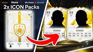 I PACKED 2x ICONS!  FC 25 Ultimate Team