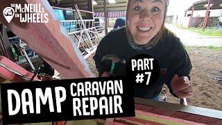 Repairing A Damp Caravan: Part 7 – Ply Lining The Front Windows | #dampcaravan #RVRepair #UKcaravan