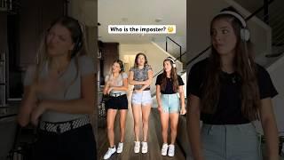 Guess the IMPOSTER Dance Challenge! (Part 2)  | Triple Charm #Shorts