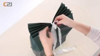 Tutorial Geschenke verpacken: Tüte für große Geschenke