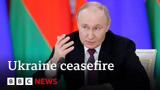Russia agrees with Ukraine peace proposal, but says it should lead to 'enduring peace' | BBC News