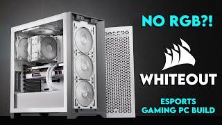 The Cleanest eSports Gaming PC?! | ALL WHITE Corsair 4000D Build | Arctic Freezer 34 DUO | AMD NZXT