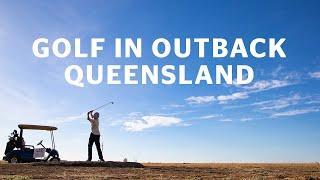 Golf in the middle of the Outback at the Outback Queensland Masters