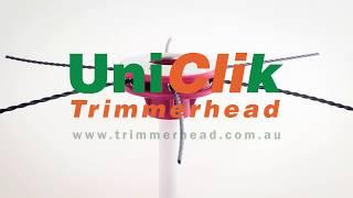 UniClik Trimmerhead how to use Trimmer head , universal fit for all petrol machines Easy line change