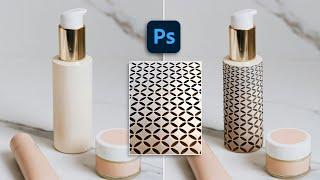 Create Mockup with This New Warp CYLINDER Option in Photoshop | Bulk Mockup automation